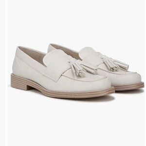 Franco Sarto Lucia Tassel Loafer in warn white 8